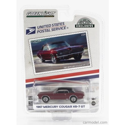 GREENLIGHT MERCURY COUGAR XR-7 COUPE USPS 1967