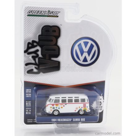 Greenlight VOLKSWAGEN T1 TYPE 2 SAMBA MINIBUS FLOWER POWER 1964