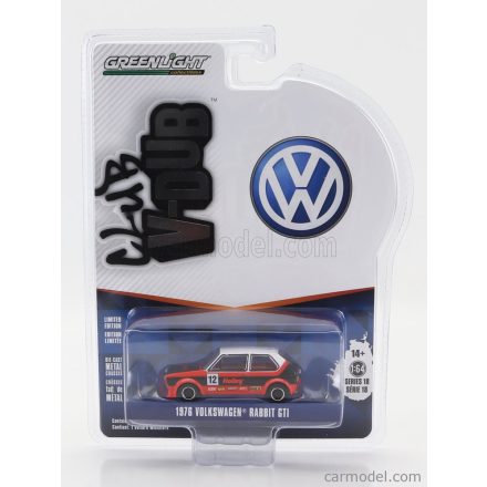 Greenlight VOLKSWAGEN GOLF MKI GTi RABBIT N 12 RACING 1976