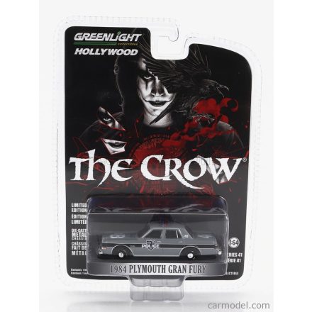 Greenlight PLYMOUTH GRAN FURY INNER CITY POLICE DEPARTMENT 1984 - THE CROW
