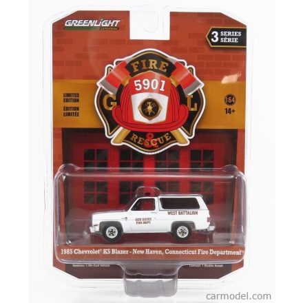 Greenlight CHEVROLET K5 BLAZER CONNECTICUT FIRE ENGINE DEPARTMENT 1995