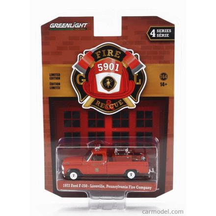 Greenlight Ford F-250 PICK-UP PENNSYLVANIA FIRE ENGINE 1972