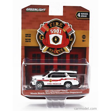 Greenlight CHEVROLET TAHOE MASTIC BEACH FIRE ENGINE 2021