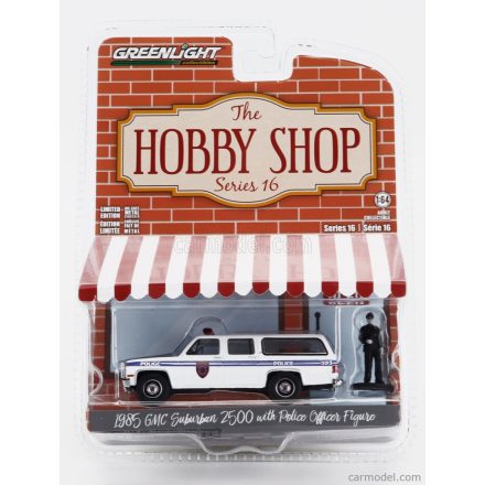 Greenlight GMC SUBURBAN 2500 NYCP WITH OFFICER FIGURE 1985