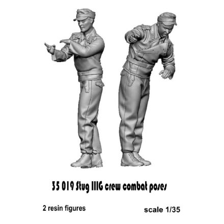 Glowel Miniatures Stug IIIG crew combat poses