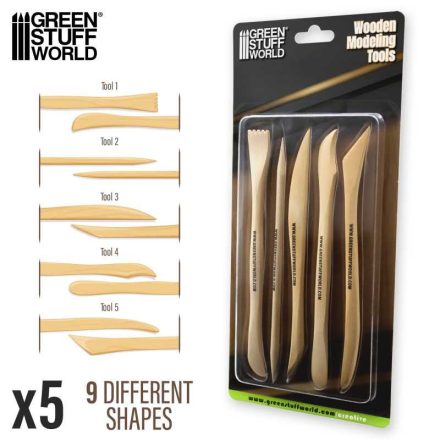 Green Stuff World Wooden Modeling Tools