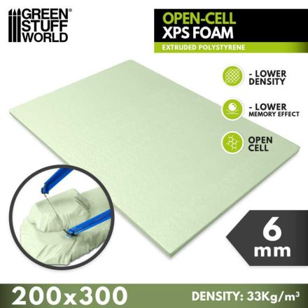 Green Stuff World Open-Cell XPS Foam 6 mm