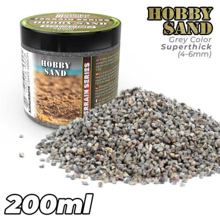 Green Stuff World Extra Thick Hobby Sand - Dark Grey  200ml