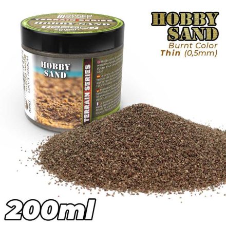 Green Stuff World Thin Hobby Sand - Burnt Bown 200ml