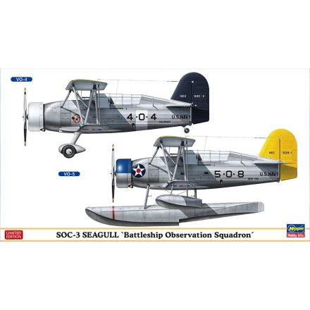 Hasegawa SOC-3 Seagull Battleship Squad (2 kits) makett