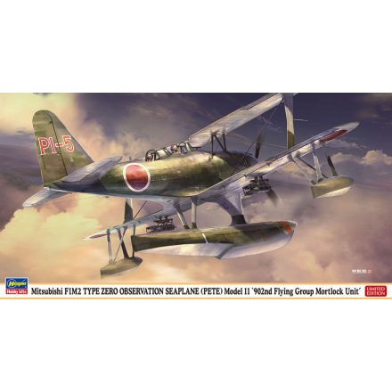 Hasegawa Mitsubishi F1M2 Type zero observation seaplane (Pete) makett