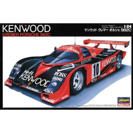 Hasegawa Kenwood Kremer Porsche 962C makett