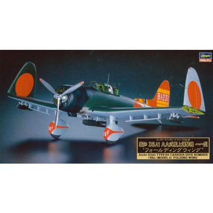 Hasegawa Aichi D3A1 Type 99 Bomber Model 11 makett