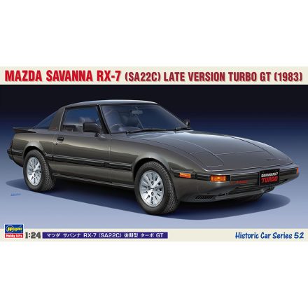 Hasegawa Mazda Savanna RX-7 (SA22C) Late Version Turbo GT 1983 makett