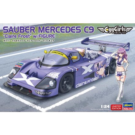 Hasegawa Sauber Mercedes C9 with Figure makett