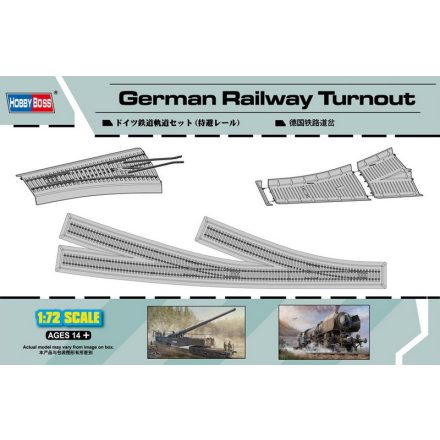 Hobby Boss German Railway Turnout makett