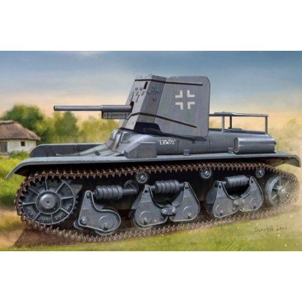 Hobby Boss German 3.7cm Pak 35/36 auf Pz.Kpfw 35R(f) makett