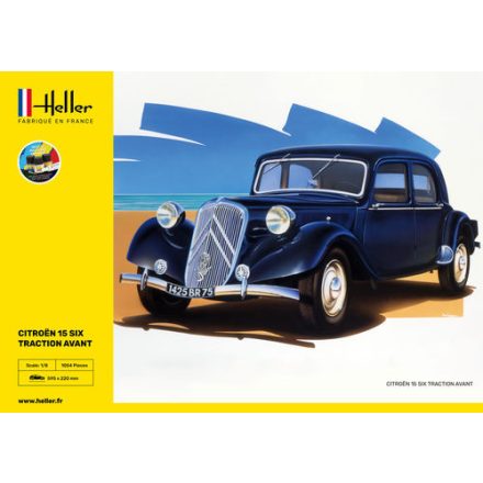 Heller STARTER KIT Citroen 15 SIX Traction Avant makett