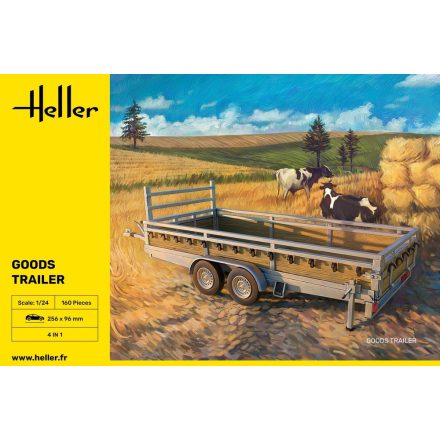 Heller Goods Trailer makett