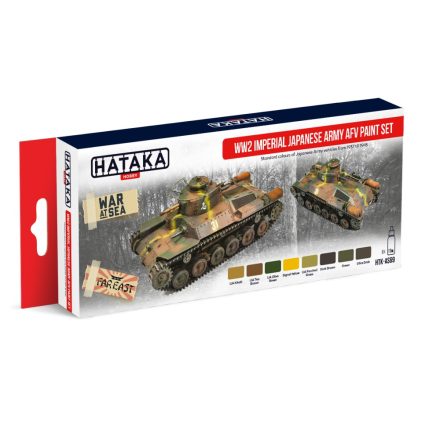 Hataka WW2 Imperial Japanese Army AFV paint set