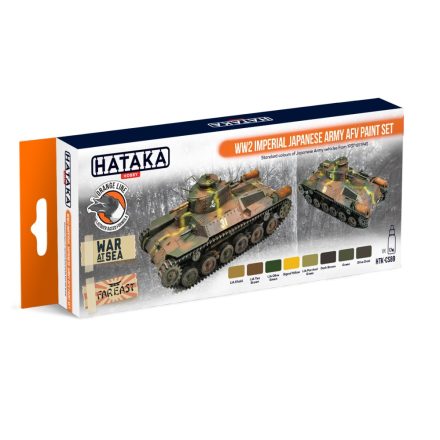 Hataka WW2 Imperial Japanese Army AFV paint set