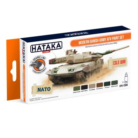 Hataka Modern Danish Army AFV paint set