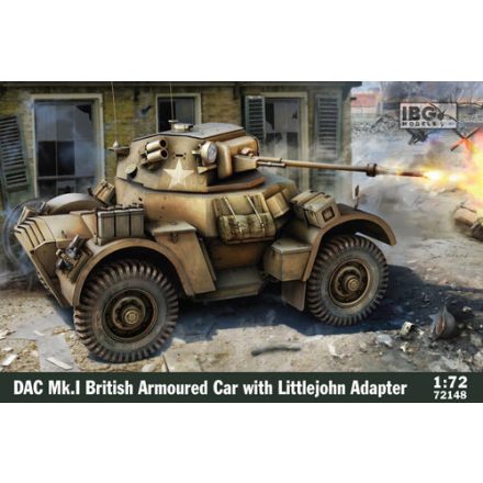 IBG DAC Mk.I British Armoured Car With Littlejohn Adapter makett