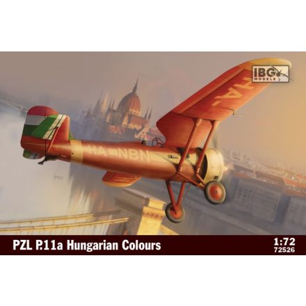 IBG PZL P.11a Hungarian Colours makett