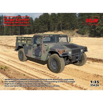 ICM Cargo Carrier Humvee M1097A2 makett