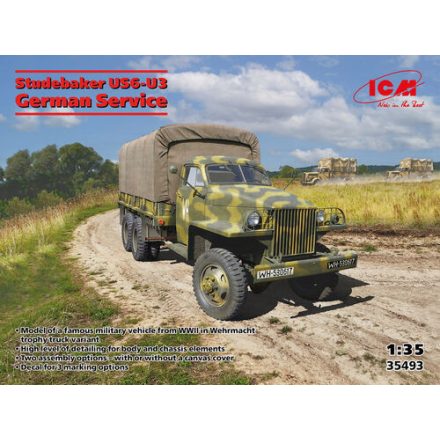 ICM Studebaker US6-U3 in German Service makett