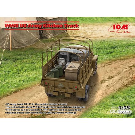 ICM US Army WWII Kitchen Truck makett