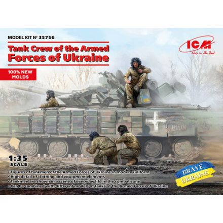 ICM Tank Crew Of The Armed Forces Of Ukraine makett