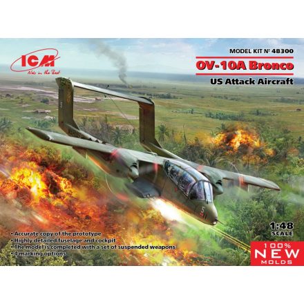 ICM OV-10 Bronco, US Attack Aircraft makett