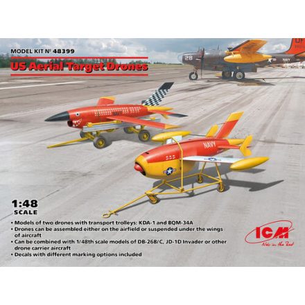 ICM US Aerial Target Drons makett