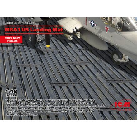 ICM M8A1 US Landing Mat - 153 x 245 mm (100% new molds) makett