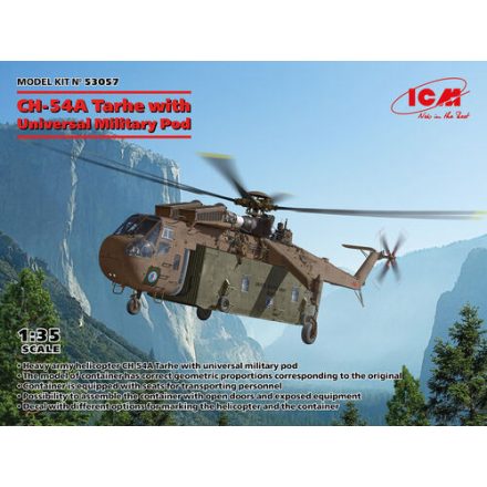 ICM Ch-54A Tarhe With Universal Military Pod makett