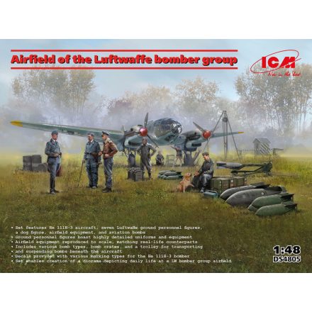 ICM Airfield Of The Luftwaffe Bomber Group makett