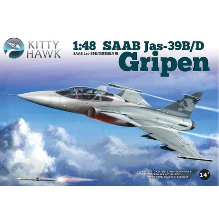 Kitty Hawk Saab JAS 39 B/D Gripen makett