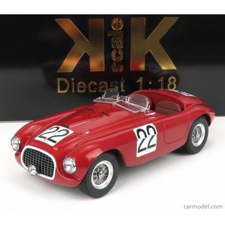 KK-SCALE FERRARI 166MM BARCHETTA 2.0L V12 SPIDER TEAM PETER MITCHELL-THOMSON N 22 WINNER 24h LE MANS 1949 L.CHINETTI - L.SELSDSON