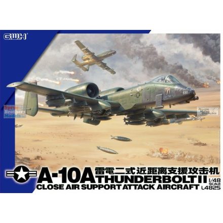 Great Wall Hobby A-10A Thunderbolt II Close Air Support Attack Aircraft makett