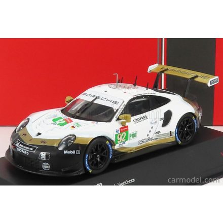 IXO PORSCHE 911 991 RSR 4.0L FLAT-6 PORSCHE GT TEAM N 92 24h LE MANS 2019 M.CHRISTENSEN - K.ESTRE - L.VANTHOOR