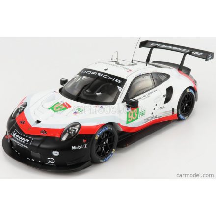 IXO PORSCHE 911 991 RSR TEAM PORSCHE GT LMGTE PRO N 93 24h LE MANS 2018 P.PILET - N.TANDY - E.BAMBER