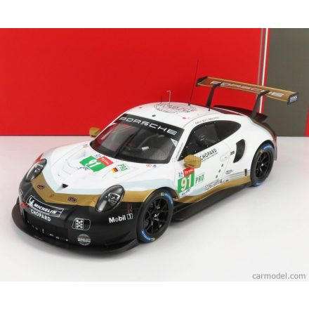 IXO PORSCHE 911 991 RSR 4.0L FLAT-6 PORSCHE GT TEAM N 91 2nd LMGTE PRO CLASS 24h LE MANS 2019 P.PILET - E.BAMBER - N.TANDY