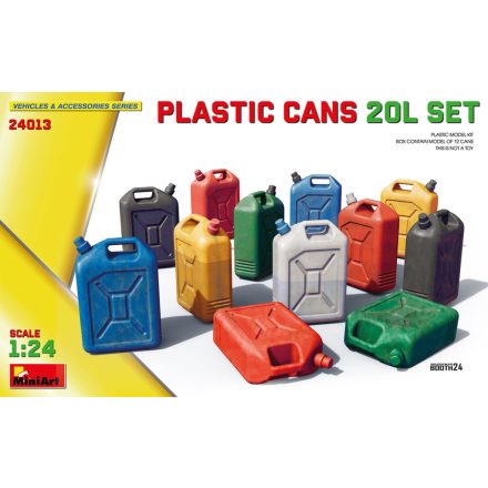 Miniart Plastic Cans 20l Set makett