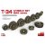 MiniArt T-34 Wheels Set. 1942 Series makett