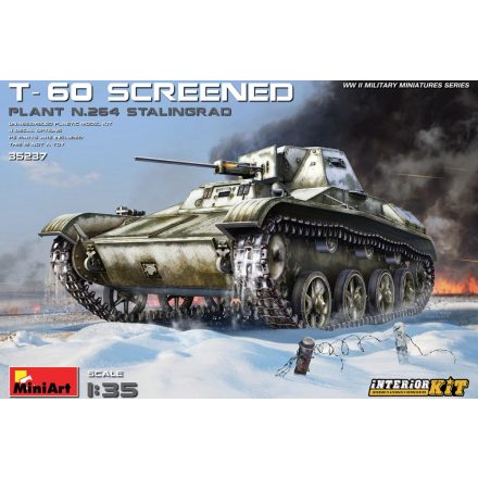 Miniart T-60 Screened (Plant No.264,Stalingrad) Interior Kit makett