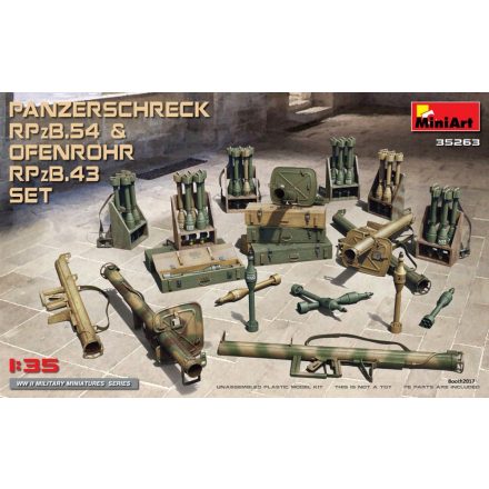 MiniArt Panzerschreck RPzB.54 & Ofenrohr RPzB.43 Set