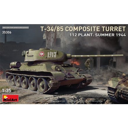 Miniart T-34-85 Composite Turret. 112 Plant. Summer 1944 makett