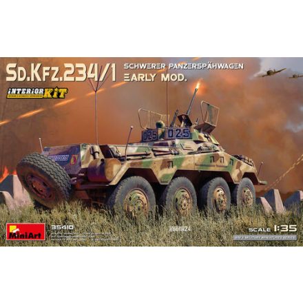 MiniArt Sd. Kfz. 234/1 Schwerer Panzerspahwagen Early Mod. (Interior Kit) makett