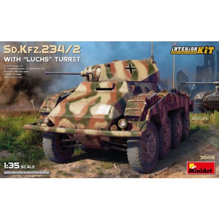 MiniArt Sd.Kfz.234/2 With 'Luchs' Turret Interior Kit makett